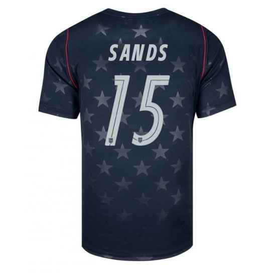USA 2026 FIFA World Cup Soccer Star Stadium Jersey Set ( Have Shorts ) James Sands #15
